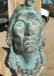 Crow Indian Head Sculpture – On Display at ISA Orlando 2012